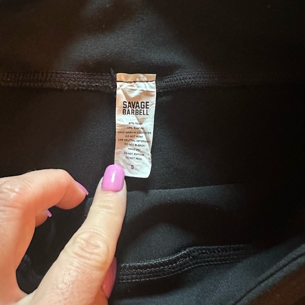 Savage barbell size small shorts